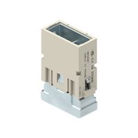MIXO Megabit krimp 8P+A, 10A, 50V, 2x kabel, Male