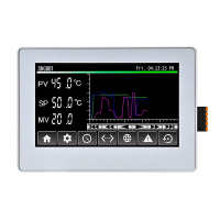 All-in-one PLC 4.3" 16.7M kleuren 12 I/O (Relais 2A) zilver