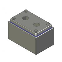 HD Drukknopkast 90mm 140mm D.85mm 2 gaten M22