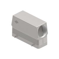 Stekkerhuis haaks hoog 180°C, 4 nokken, M40, 104.27