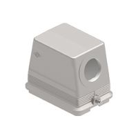 Stekkerhuis haaks hoog 180°C, 2 nokken, M40, 104.62