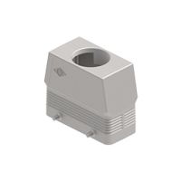 Stekkerhuis recht hoog 180°C, 4 nokken, M40, 77.27