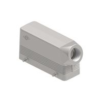 Stekkerhuis haaks 180°C, 4 nokken, M25, 104.27