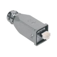 Stekkerhuis recht+wartel RJ45, 2 nokken, M20, 21.21