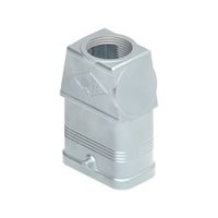 Stekkerhuis recht CQA-Type, 2 nokken, M25, 32.13