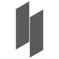 MX set (2st) zijpanelen D.818mm H.2027mm AISI304L