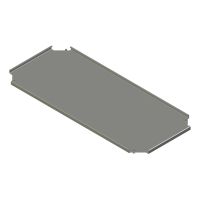 Bodemplaat voor sokkel B.300 mm D.600mmAISI304L