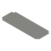 Bodemplaat voor sokkel B.1200 mm D.500mmAISI304L