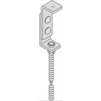 Plafondbeugel RVS AISI316 1000mm