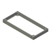 ZX sokkel B.1200mm D.600mm H.100mm AISI304L (MX serie)