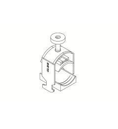 CCL-RK 22-32mm kabelklem met easy-grip gekartelde knop