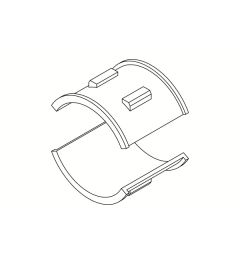 ECP 4 Elastische klemmen voor MSMC 44-55
