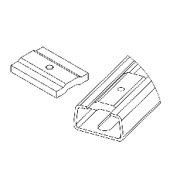 SCMC10 C-rail mounting for multi clamp small 30mm C-rail M5