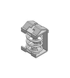 SK 4-13.5 mm EMC shield clamp, screw mounting M4