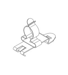 SF/SKL 11-17 mm EMC shield clamp for 35mm DIN rails(H)
