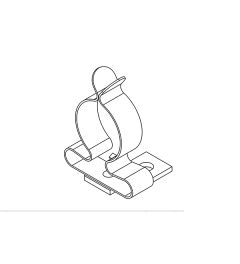LF/SKL 17-22 mm EMC shield clamp, screw mounting M4