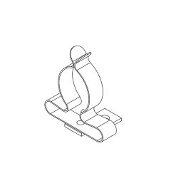 LF/SKL 22-30 mm EMC shield clamp, screw mounting M4