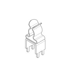 PCB-4-V-12.5/SKL 6-8 mm EMC shield clamp for circuit board