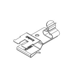 PFKZ2-A/SKL 01 EMC shield clamp(2x), plate thickness 1.5-2mm