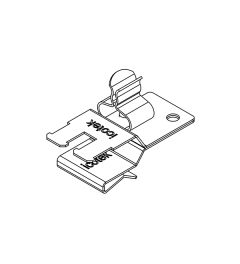 PFKZ2-A/SKL 10 EMC shield clamp(2x), plate thickness 1.5-2mm