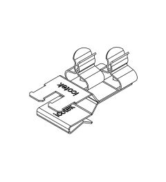PFKZ2-A/SKL 11 EMC shield clamp(2x), plate thickness 1.5-2mm