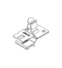 PFKZ2-A/SKL 30 EMC shield clamp(2x), plate thickness 1.5-2mm