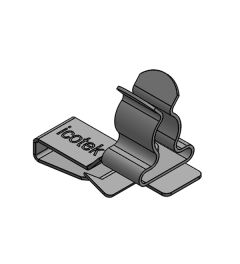 PFK-B/SKL 6-8 mm EMC shield clamp, plate thickness 2-3mm