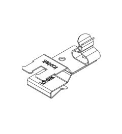 PFKZ2-B/SKL 01 EMC shield clamp(2x), plate thickness 2-3mm