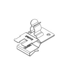 PFKZ2-B/SKL 30 EMC shield clamp(2x), plate thickness 2-3mm