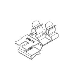 PFKZ2-B/SKL 32 EMC shield clamp(2x), plate thickness 2-3mm