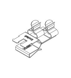 PFSZ2/SKL 11 EMC schermklem(2x) voor 10×3mm busbars