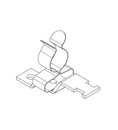 LFZ-M/MSKL 8-18 mm EMC shield clamp, screw mounting M4