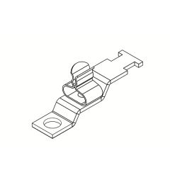 LFZ/SKL 1,5-3 mm EMC schermklem, schroefmontage M6
