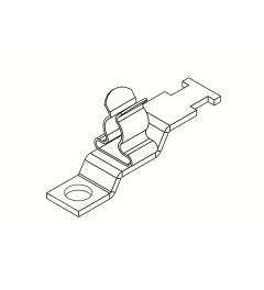 LFZ/SKL 6-8 mm EMC schermklem, schroefmontage M6