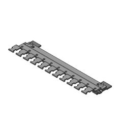 RLFZ EMC multi-shield clamp for 11 SKL for 30mm C-rail