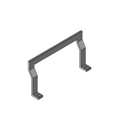 KEL-EMC-PFM 16 gebogen EMC kabel verzamelaar, beugel uitv.