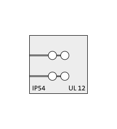 KT 4/ø3 cable grommet, small, 4x3mm, gray