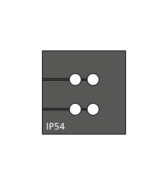 KT 4/ø3 cable grommet, small, 4x3mm, black