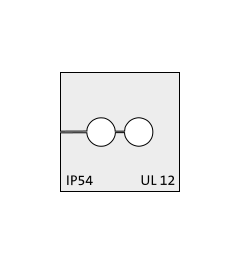KT 2/ø5 CR (S)VOC cable grommet, small, 2x5mm, gray