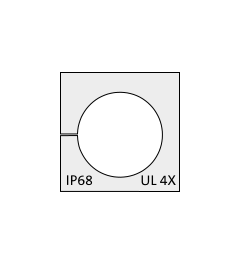 KT 15 kabel tule, klein, 15-16mm, grijs