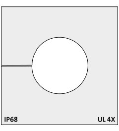 KT 20 CR (S)VOC kabel tule, groot, 20-21mm, grijs