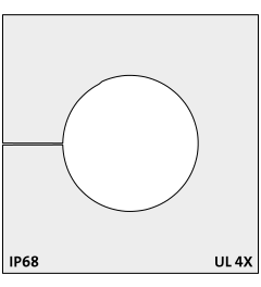 KT 22 CR (S)VOC kabel tule, groot, 22-23mm, grijs
