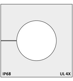 KT 23 CR (S)VOC kabel tule, groot, 23-24mm, grijs
