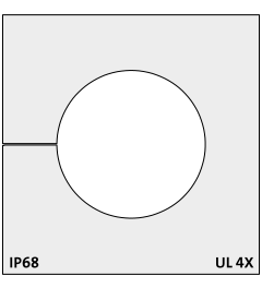 KT 24 CR (S)VOC kabel tule, groot, 24-25mm, grijs