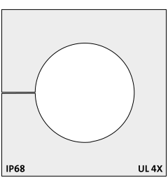 KT 25 CR (S)VOC kabel tule, groot, 25-26mm, grijs