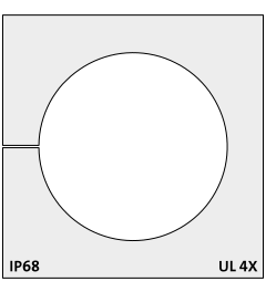 KT 30 CR (S)VOC kabel tule, groot, 30-31mm, grijs