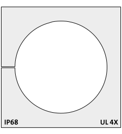 KT 32 CR (S)VOC kabel tule, groot, 32-33mm, grijs