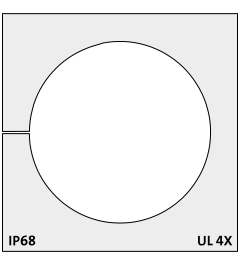 KT 32 kabel tule, groot, 32-33mm, grijs