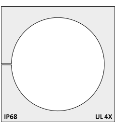 KT 34 CR (S)VOC kabel tule, groot, 34-35mm, grijs