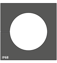 KT 28 kabel tule, groot, 28-29mm, zwart